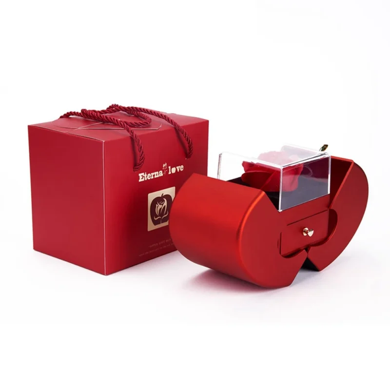 Eternal Rose Jewelry Box Set with Necklace
