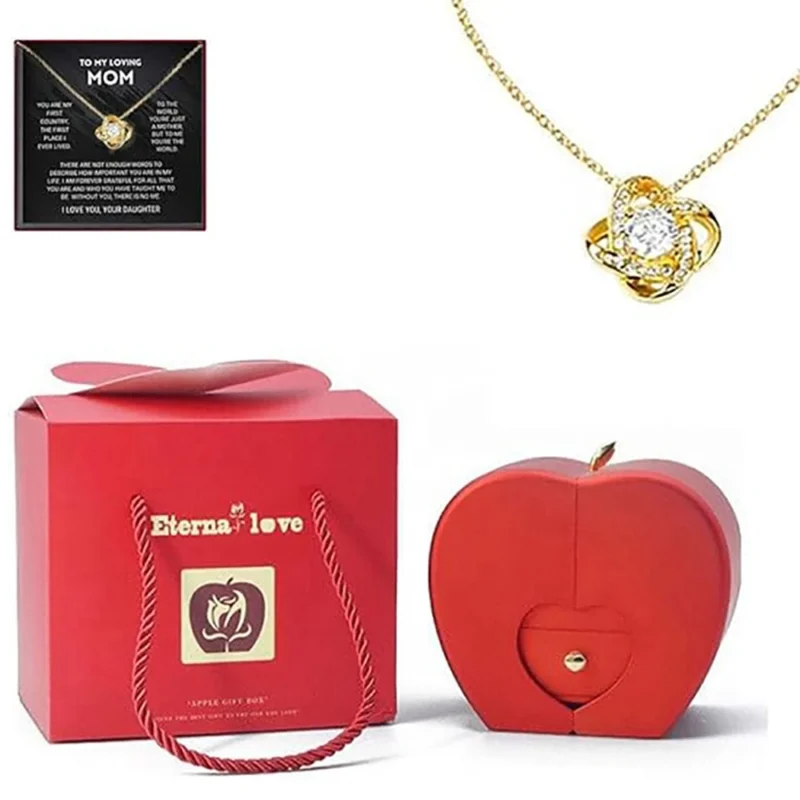 Eternal Rose Jewelry Box Set with Necklace - Image 3